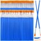 126 Pcs Small Paint Brushes Bulk, Flat and Round Pointed Paint Brushes Set for Kids Craft Brushes for Classroom Acrylic Oil Watercolor Canvas Face Painting